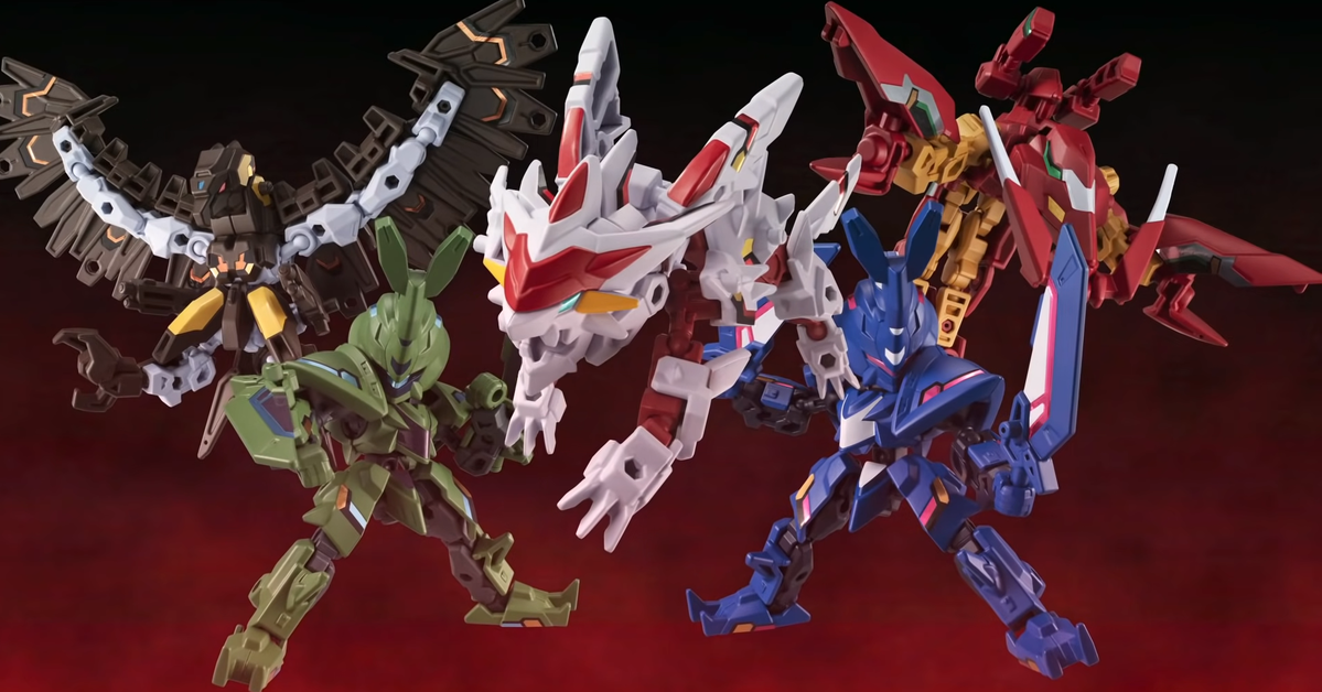 新增兩機合體系統！萬代人氣食玩『ANIMAGEAR DE』進化版 08 月發售！