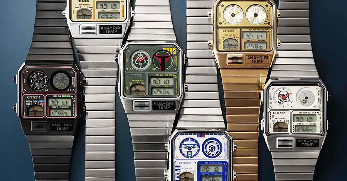 CITIZEN WATCH ×《星際大戰》六款聯名手錶（日本）即將於 5 月 6 日開放預訂！