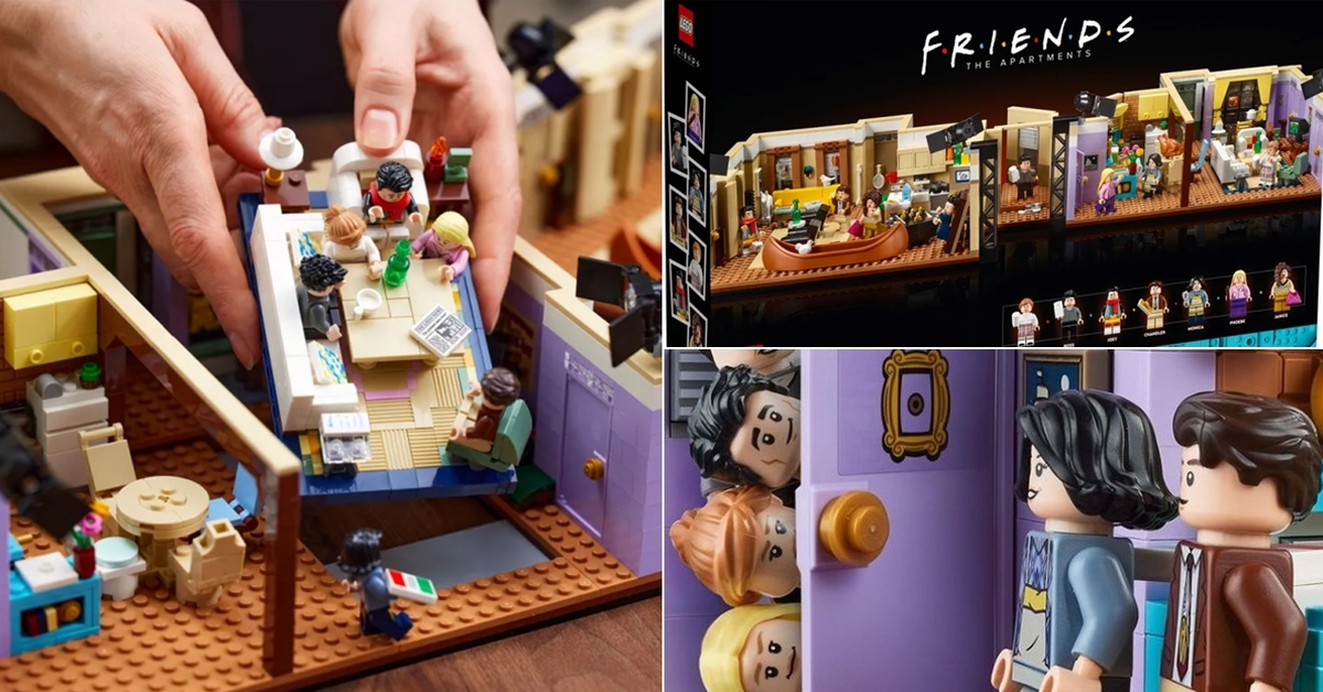 LEGO 10292《六人行》六人行公寓（The Friends Apartments）再現從門縫中探出頭來的感恩節經典橋段！