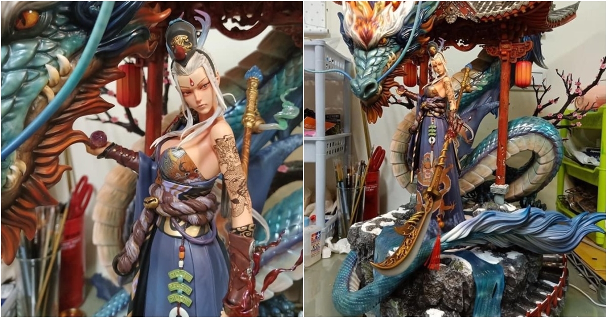 ［歡樂魔改窩］精緻化重塗 核玩 女武神·青龍星君