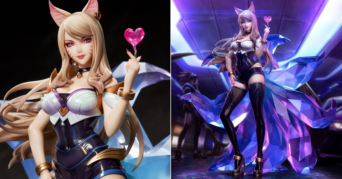 APEX-TOYS《英雄聯盟 LOL》超人氣「K/DA 阿璃」1/7比例模型 充滿魅惑的傾城飛吻❤