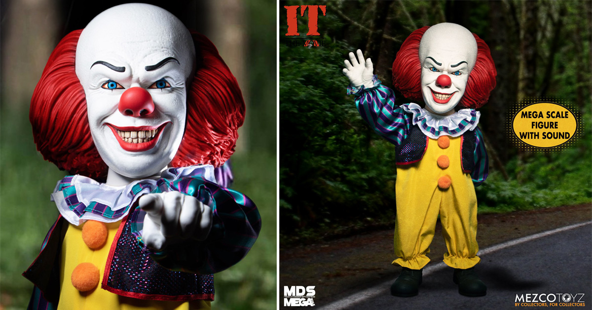 MEZCO TOYS MDSシリーズ 『IT／イット』ペニーワイズ（1990年版）MEGA