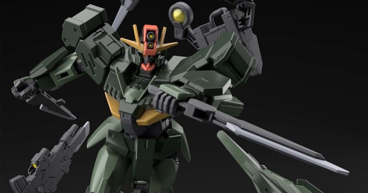 軍綠重武裝造型 HG 1/144《鋼彈創壞者 對戰風雲錄》量子型00指揮官鋼彈 明年 01 月發售！