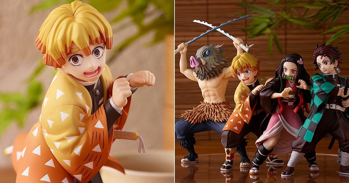 POP UP PARAD《鬼滅之刃》我妻善逸 PVC 塗裝完成品 這模型有聲音～