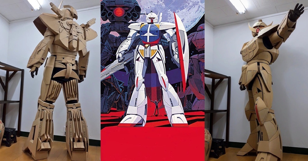 推主用紙箱自製《∀鋼彈》全身服展現精緻成果 網友 : 使出月光蝶！