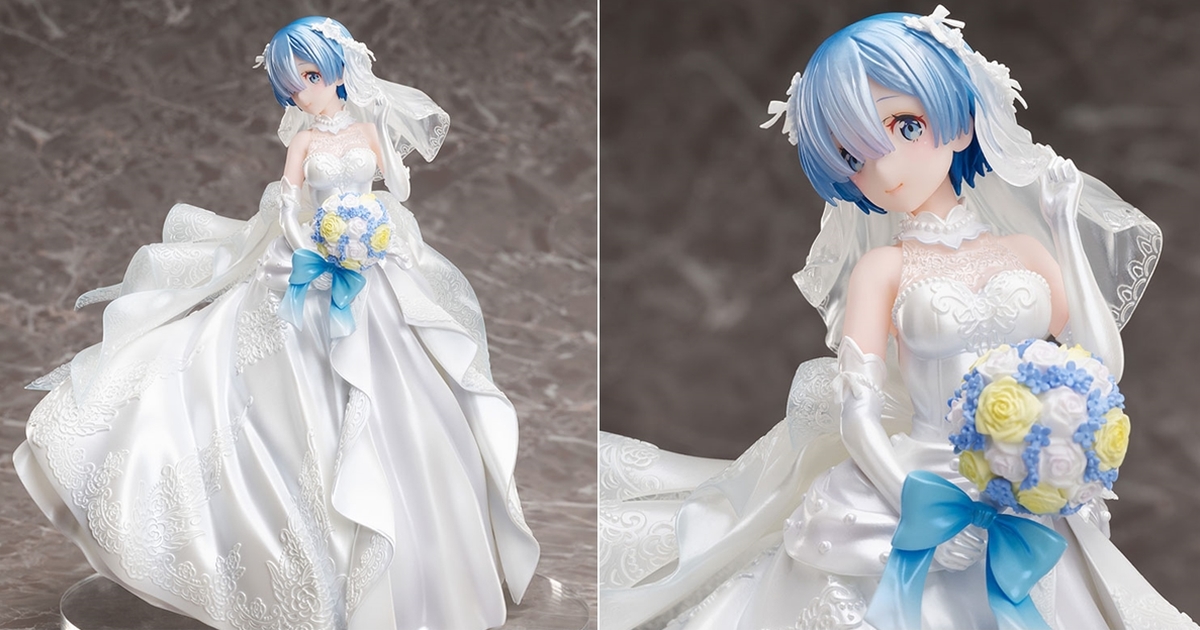 F:NEX《Re:從零開始的異世界生活》雷姆-婚紗禮服 1/7比例模型 潔白新娘之姿～
