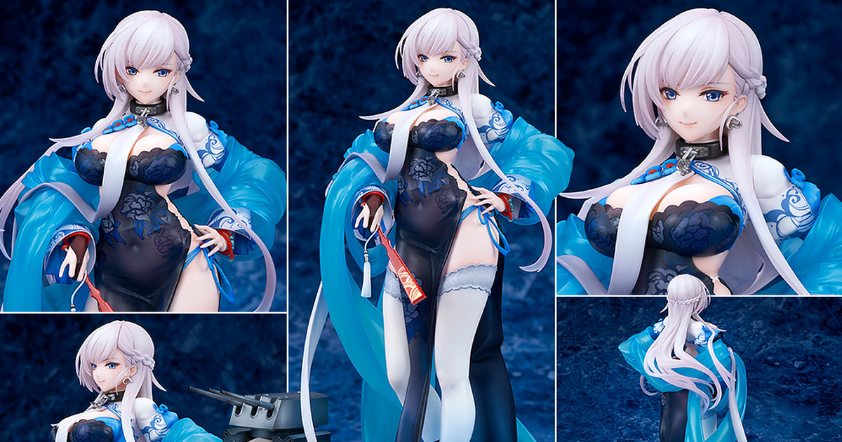 ALTER 碧藍航線『貝爾法斯特 彩雲之玫瑰ver. 1/7比例模型』若隱若現性感造型明年 08 月發售！