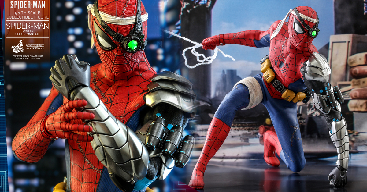 Hot Toys - [VGM51] - 漫威蜘蛛人 - 1/6比例蜘蛛人 (改造蜘蛛人戰衣 Cyborg Spider-Man Suit)