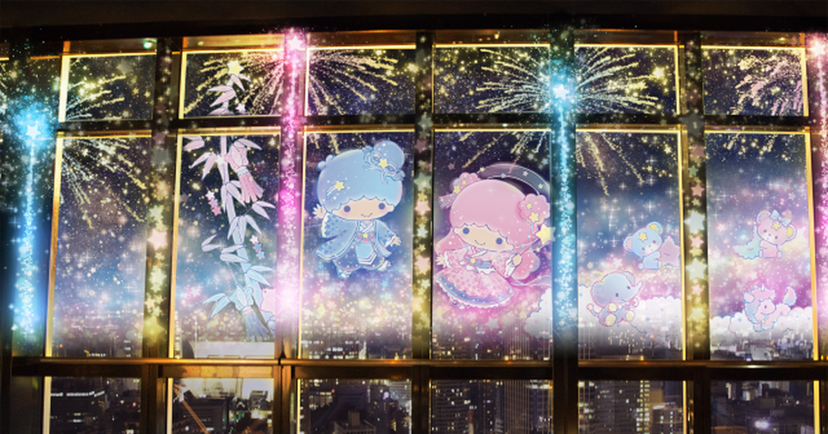 東京鐵塔x雙星仙子超夢幻合作  寫真藝術展覽和七夕燈光夜景秀