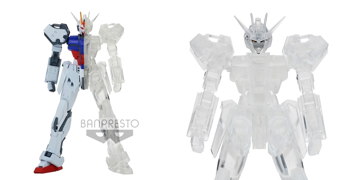 BANPRESTO《機動戰士鋼彈SEED》INTERNAL STRUCTURE GAT-X105 攻擊鋼彈 半剖ver. ／透明ver.