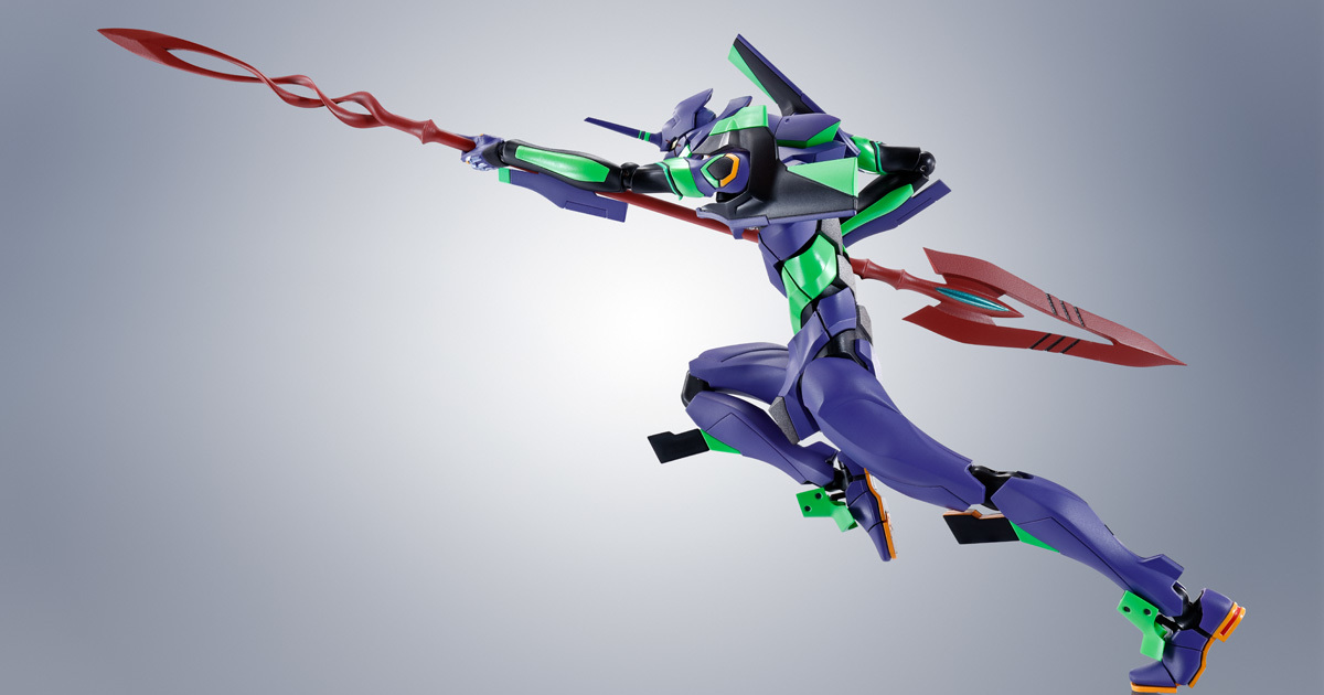 再現最終章場景 ROBOT魂『福音戰士 EVA初號機+卡西烏斯之槍（新色彩版）』11 月發售！