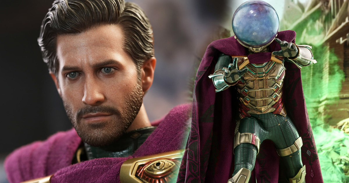 「確定新增傑克·葛倫霍頭雕配件」鋼鐵人與索爾的合體？！ Hot Toys - MMS556 -《蜘蛛人：離家日》神秘客 Mysterio 1/6 比例人偶作品 