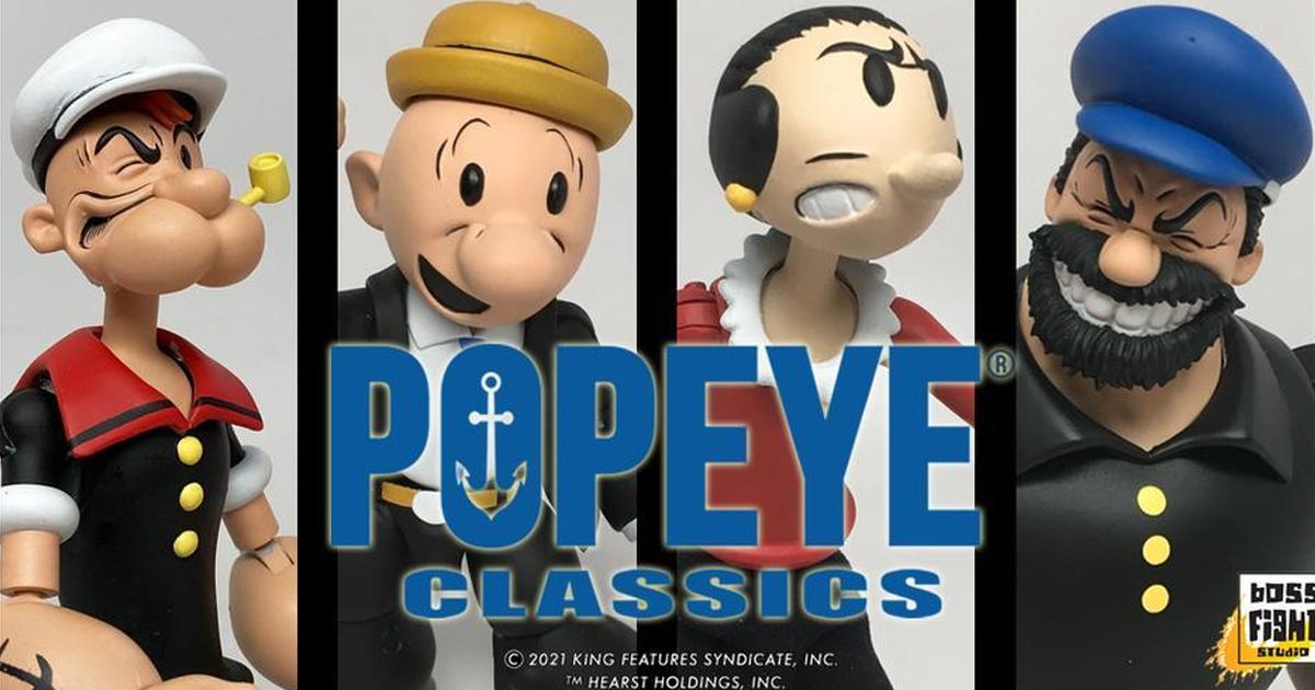 Boss Fight Studio《大力水手》POPEYE CLASSICS卜派經典系列1/12比例可動人偶