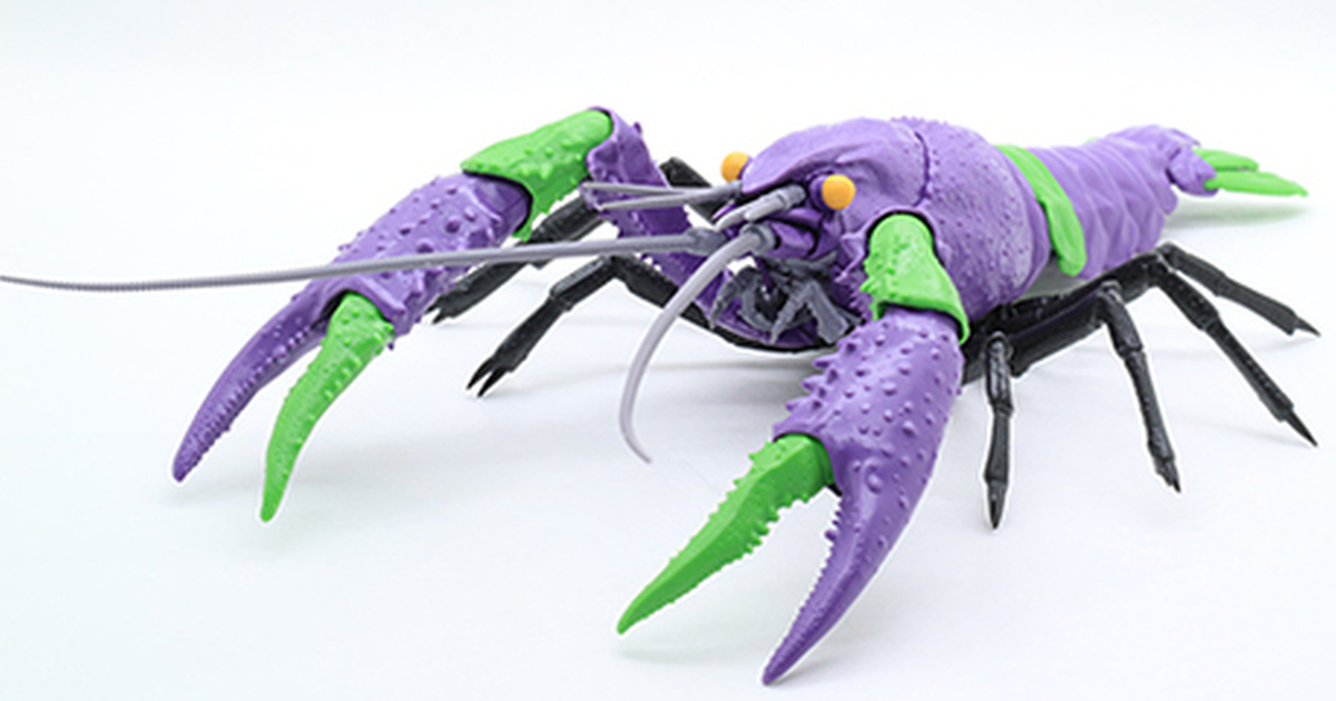 新世紀螯蝦戰士 FUJIMIxEVANGELION『自由研究 美國螯蝦 初號機/2號機規格』組裝模型 10 月發售！