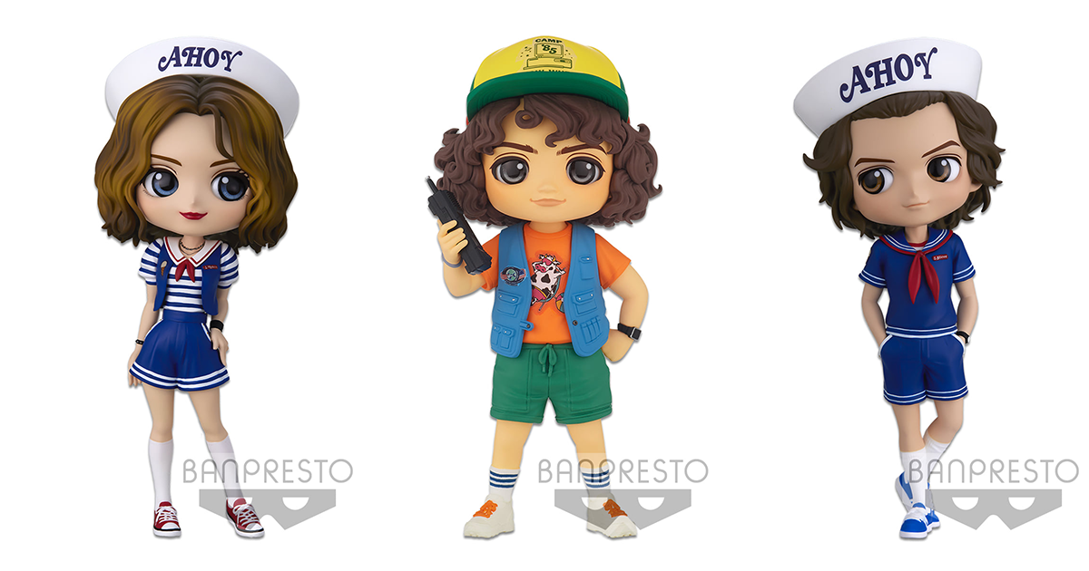 Q posket ストレンジャーシングス スティーブ ロビン フィギュア セット BANPRESTO Q posket 