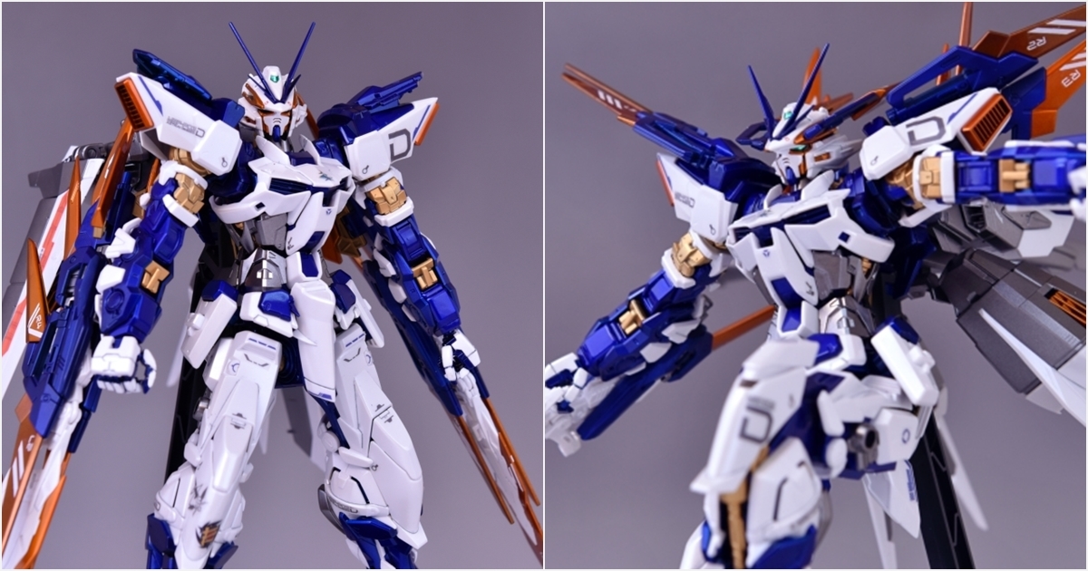 【作品分享】兵器之王 MG 1/100 藍色異端D型 金屬塗裝 製作全紀錄