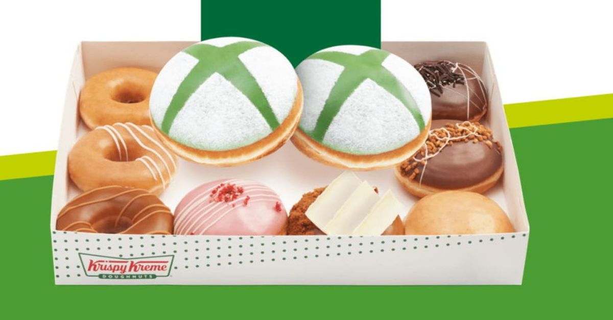 繼冰箱後是甜點!?微軟×Krispy Kreme攜手推出聯名甜甜圈　將Xbox LOGO給吃進肚～