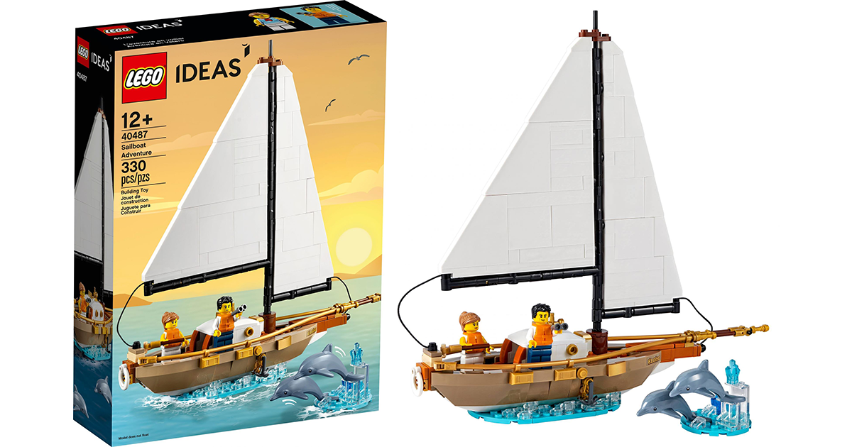 LEGO 40487 Ideas 系列【帆船冒險】Sailboat Adventure 滿額禮盒組情報公開！