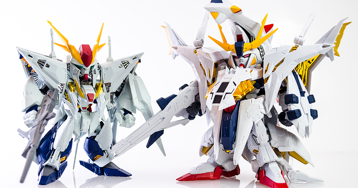 超豪華電鍍零件！NXEDGE STYLE 再進化『閃光的哈薩威 Ξ鋼彈 &潘娜洛普』開箱報告