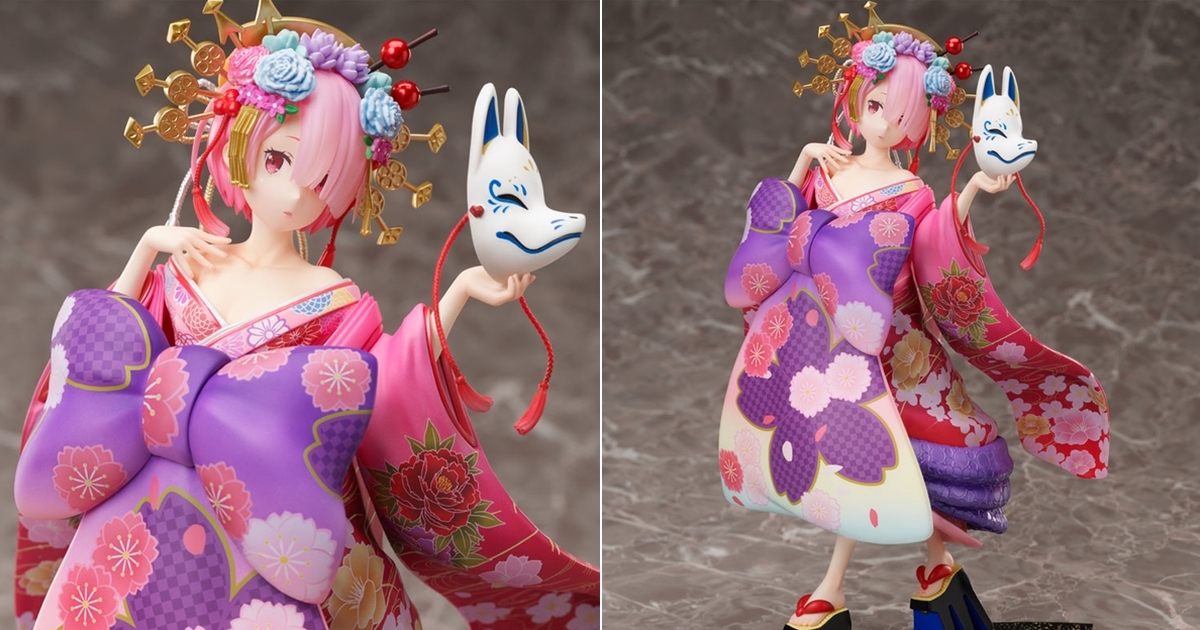 美艷花魁之姿～F:NEX《Re:從零開始的異世界生活》拉姆-花魁道中-1/7比例模型