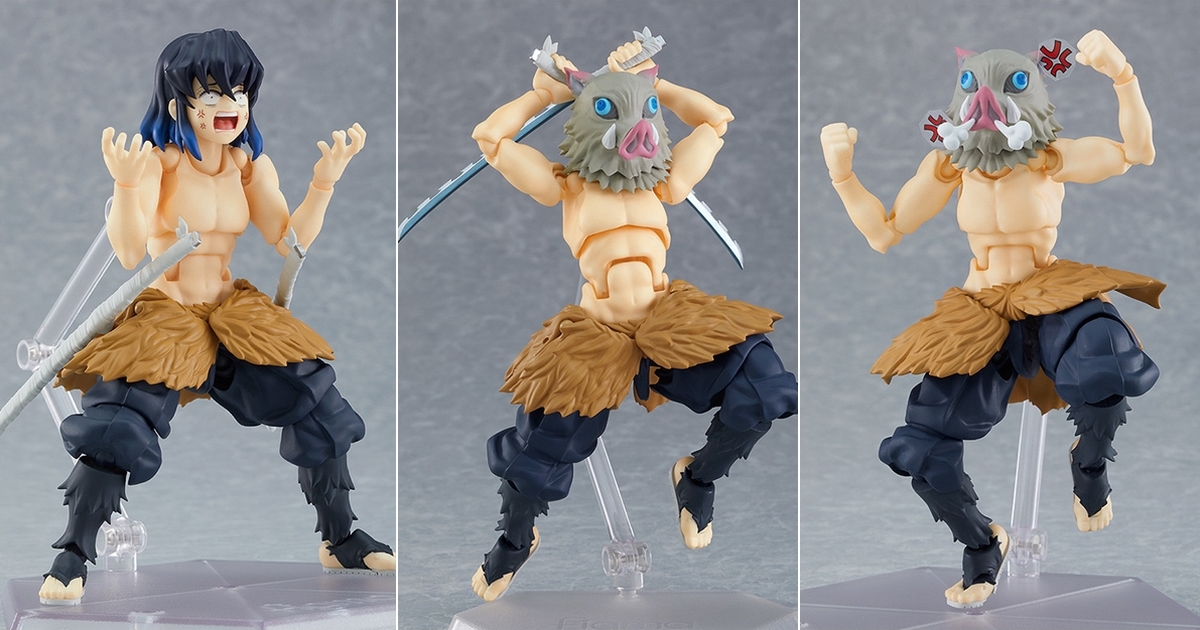 figma《鬼滅之刃》嘴平伊之助 可動人偶參戰！DX版追加「獸之呼吸」斬擊特效