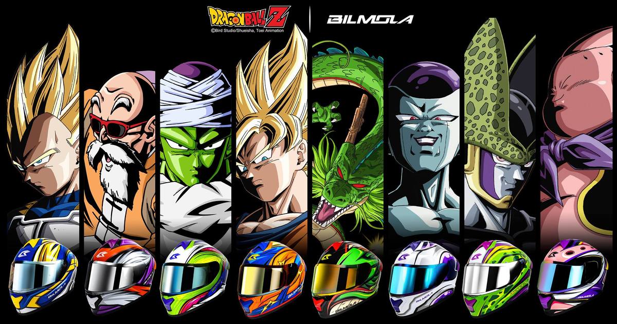 泰國Bilmola × Dragon Ball Z 推出「七龍珠安全帽 限量特別版」8款人氣角色熱血上路！