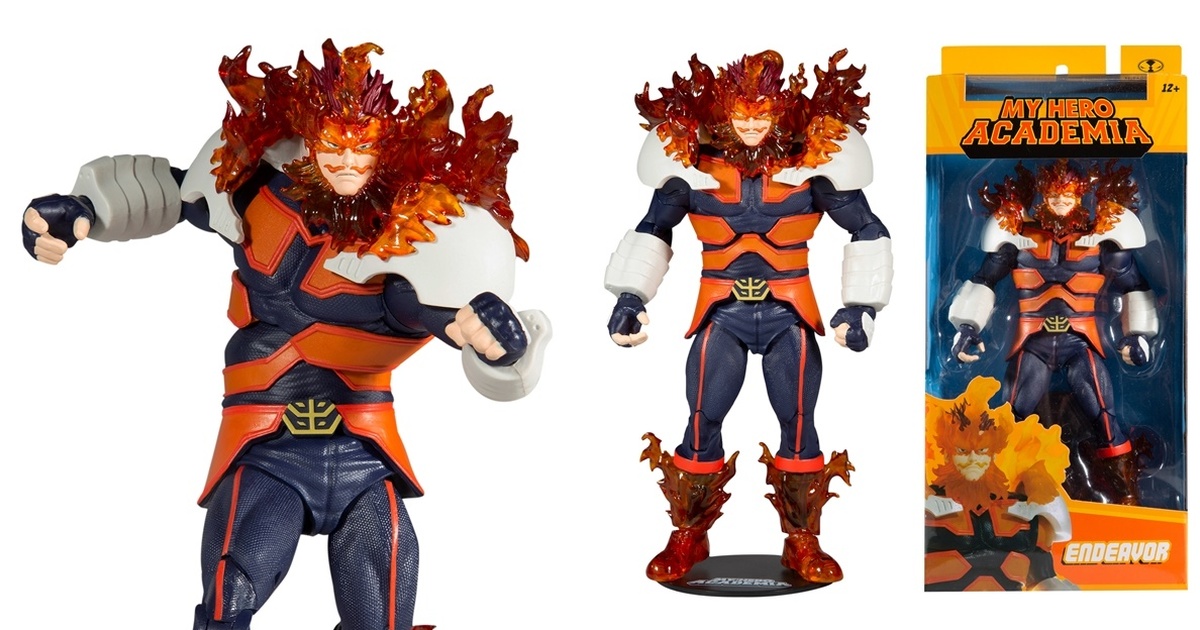 McFarlane Toys《我的英雄學院》奮進人 7吋可動人偶 烈焰英雄登場！