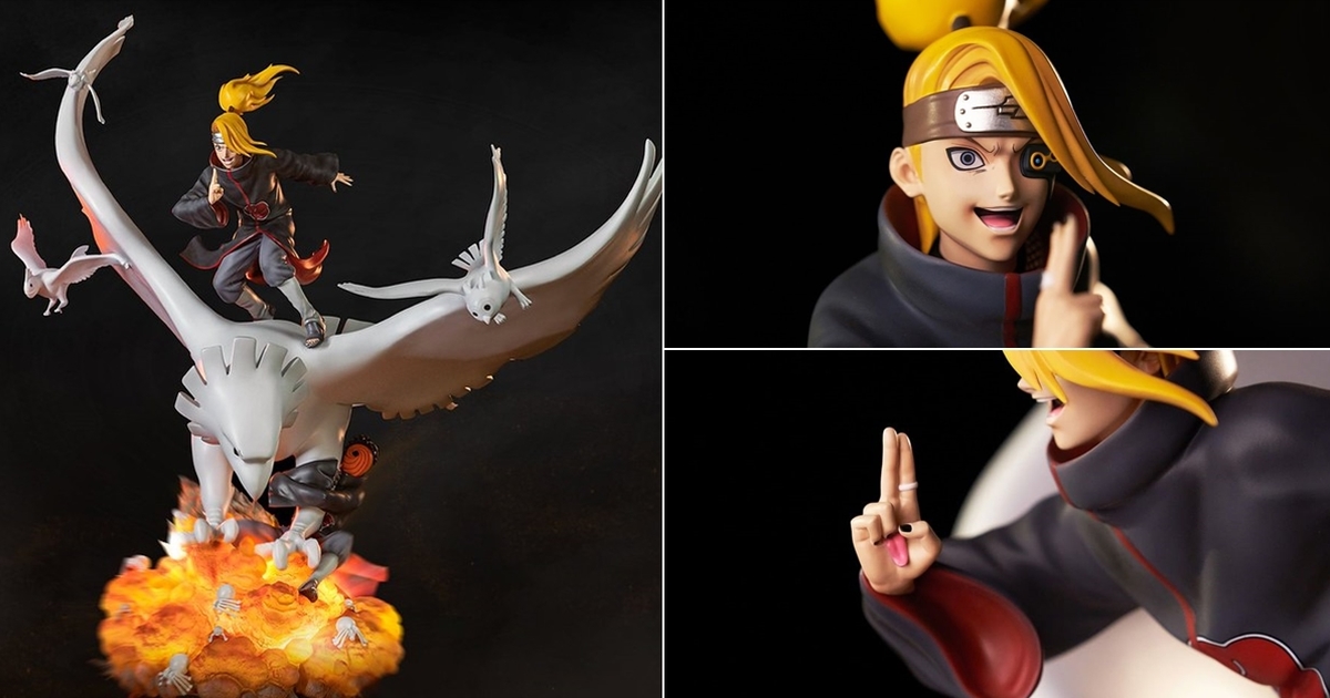 Infinity Studio《火影忍者疾風傳》地達羅 1/6比例 全身場景雕像作品 躍動展現爆炸藝術！