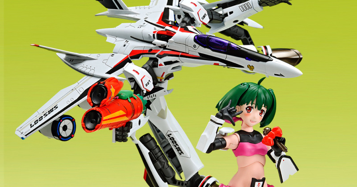 青島『V.F.G. 超時空要塞Frontier VF-25F 彌賽亞 蘭花・李』組裝模型試作公開！