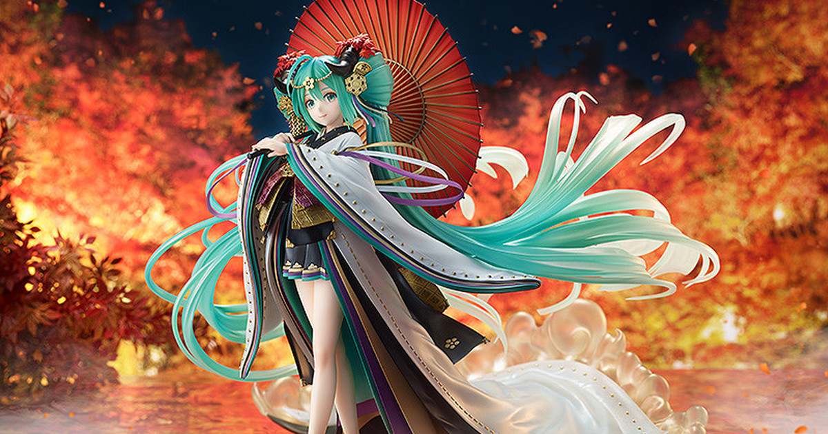 融合日本傳統文化絕美造型『初音未來 Land of the Eternal 1/7比例模型』2023 年 07 月發售！