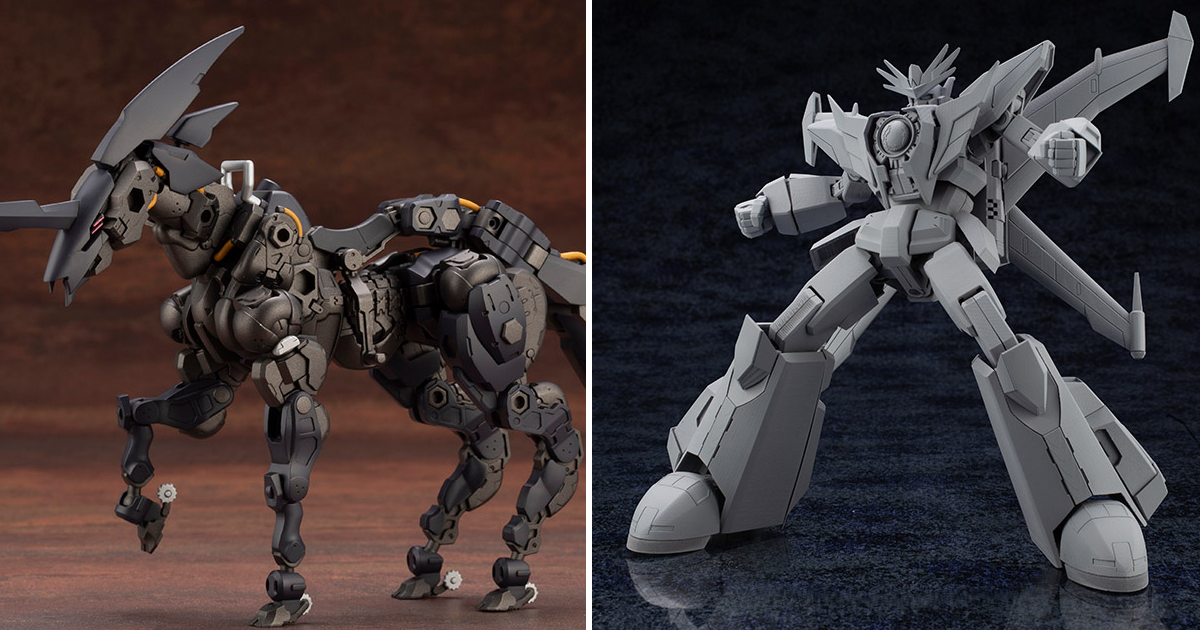 六角機牙、勇者機器人... 壽屋線上展示會公開『組裝模型』多款新作原型！
