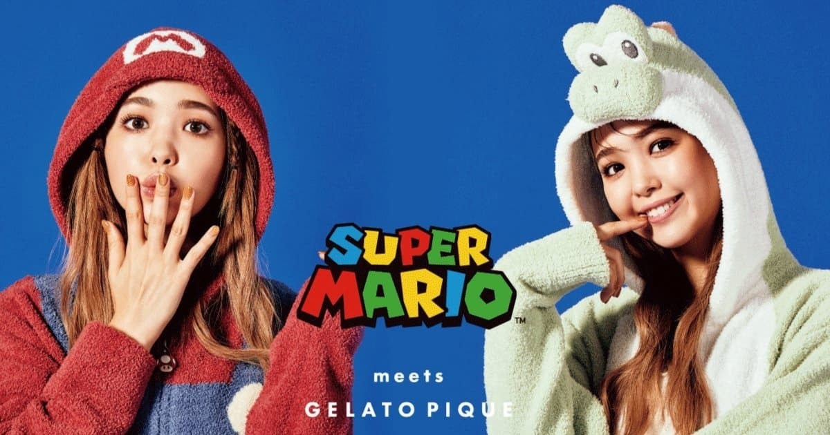 任天堂再次聯手日本家居服品牌GELATO PIQUE 推出《超級瑪利歐》系列服飾