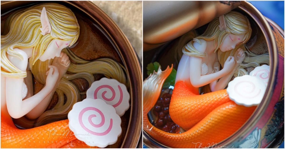 The sleep Beauty Merimaid- Coral 美人魚