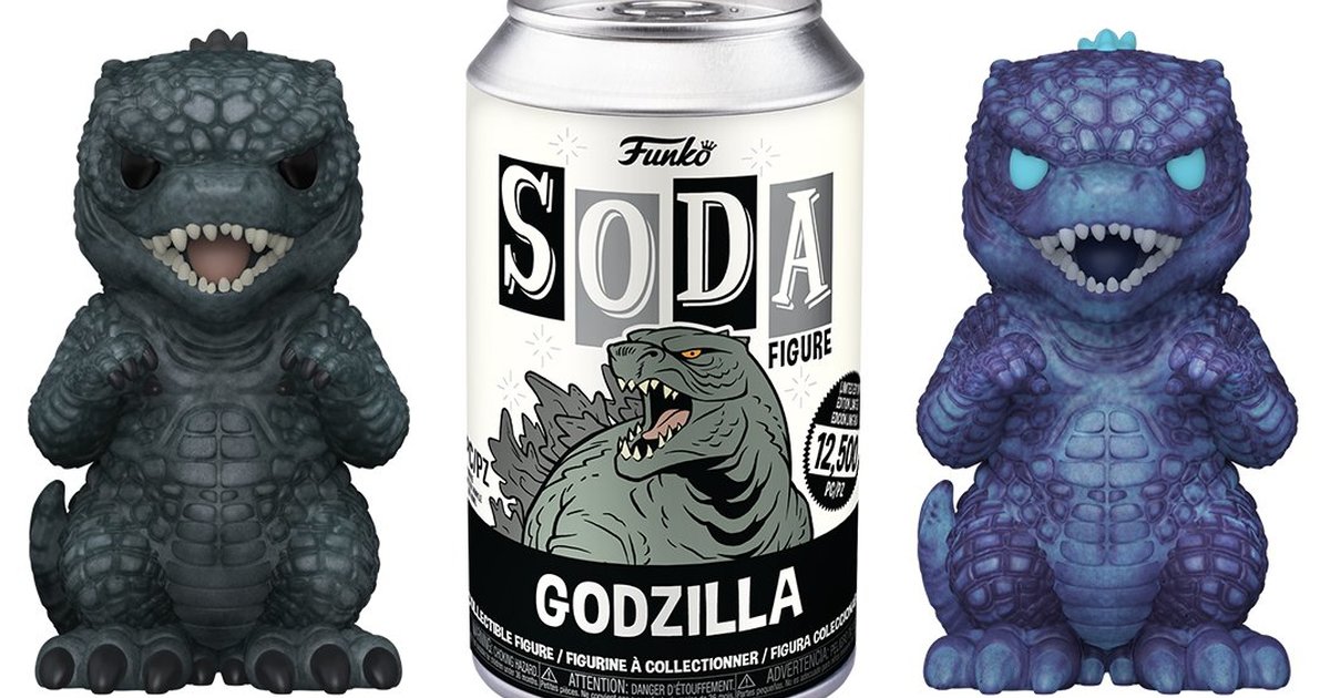 Funko POP! VINYL「SODA 哥吉拉」怪獸之王也裝進汽水易開罐啦～