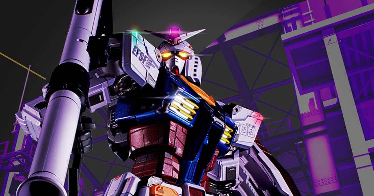 再現橫濱夜色下的巨影『超合金 RX-78F00 鋼彈 夜間照明 ver.』10月發售！