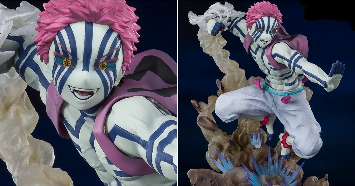 Figuarts ZERO「猗窩座 上弦之參」享受戰鬥的大躍動造型！