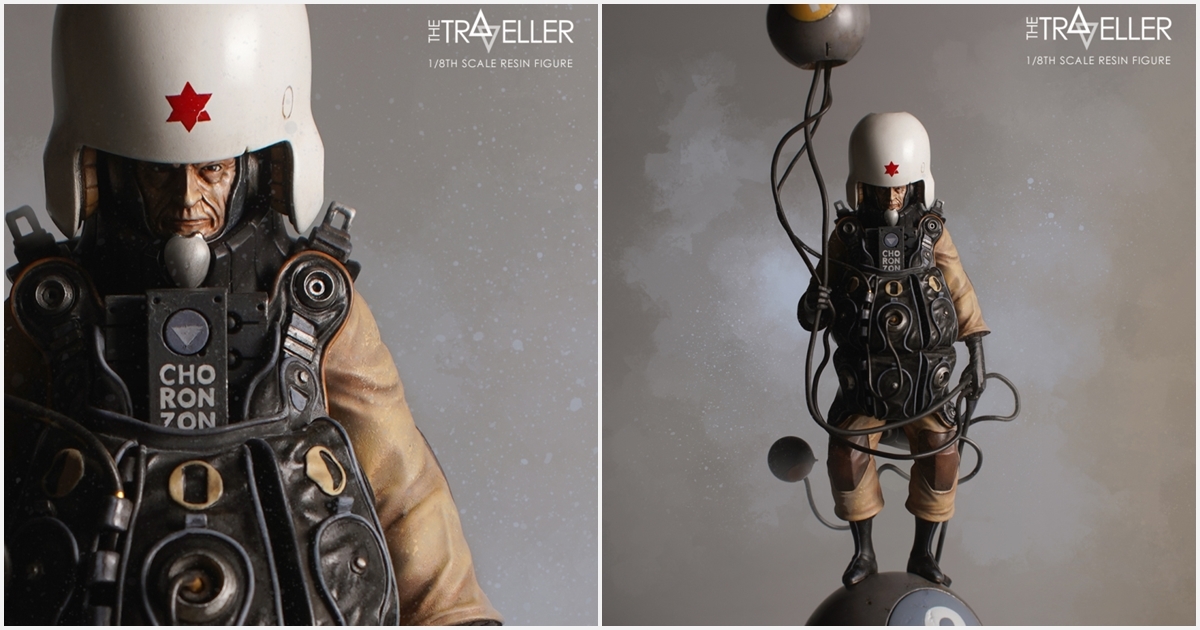 Ax2 Limited X Derek Stenning 塗裝完成雕像 The Traveller 攝影分享