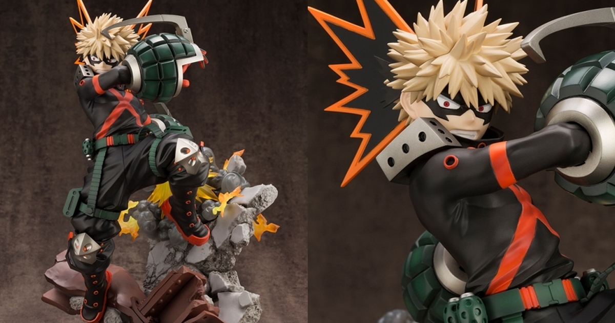 爆破發動！壽屋 ARTFX J《我的英雄學院》爆豪勝己 Ver.2 1/8 比例模型