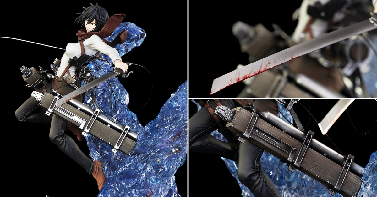 不要玩美工刀！Kitsune Statue《進擊的巨人》米卡莎 1/6比例限量雕像