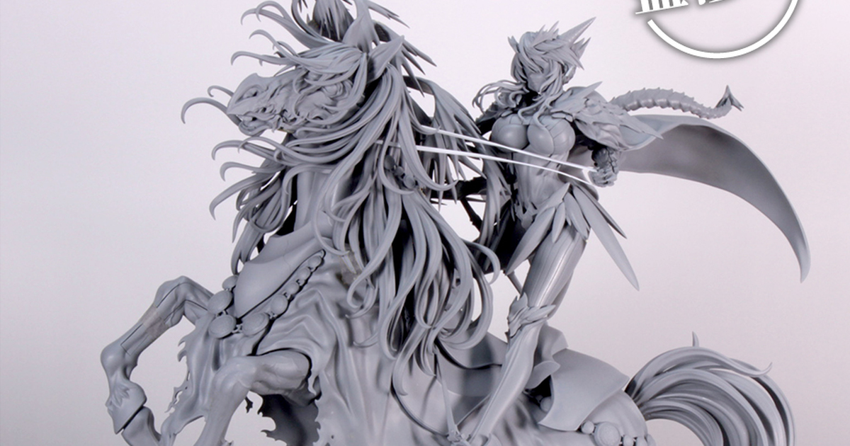 極具魄力的 Lancer/阿爾托莉亞[Alter]騎乘拉姆瑞之姿！ quesQ 發表多款角色模型新作原型