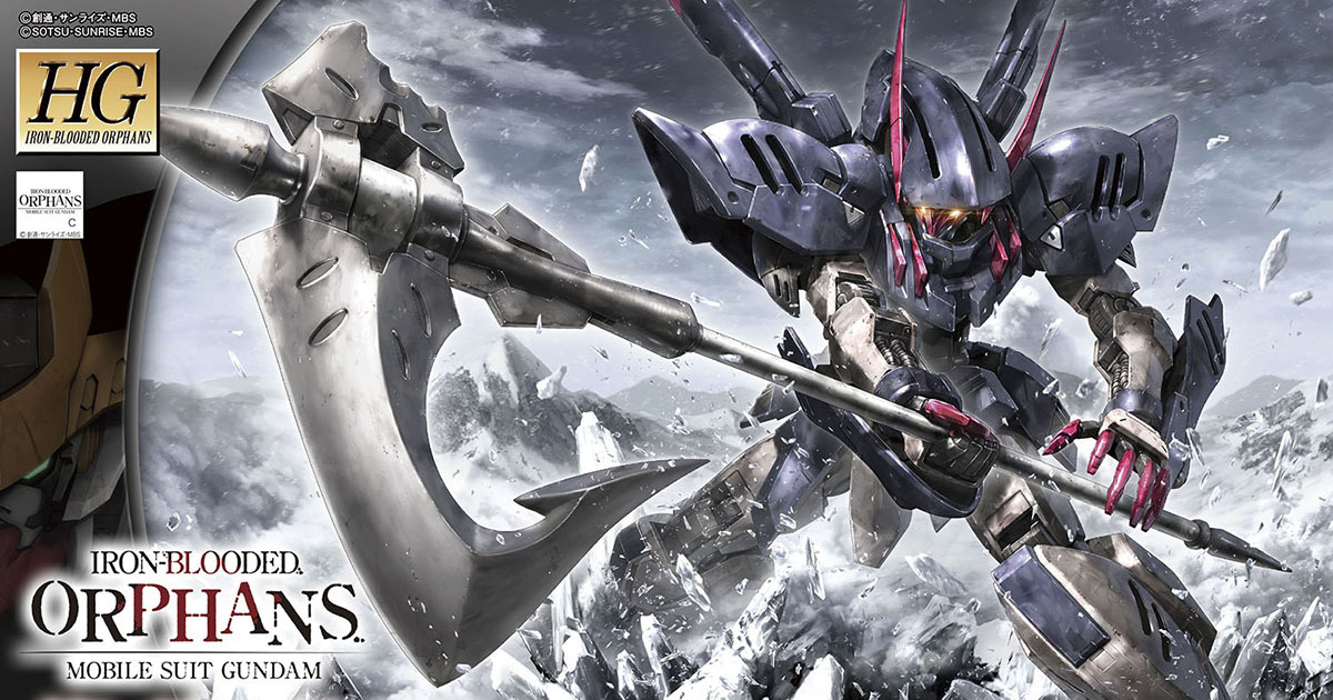 HG 1/144《機動戰士鋼彈 鐵血孤兒月鋼》魅魔鋼彈 10 月發售 彷彿死神的姿態立體化！