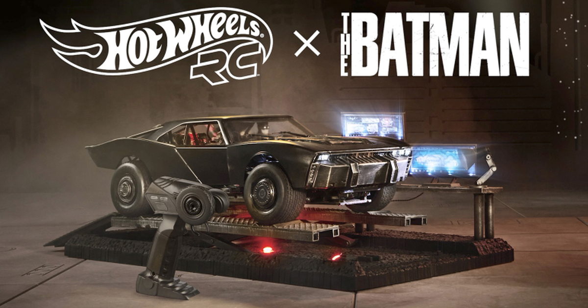 風火輪 Hot Wheels 羅伯派汀森版《蝙蝠俠》終極蝙蝠車 1/10比例 RC 遙控車 徹底還原帥爆造型！