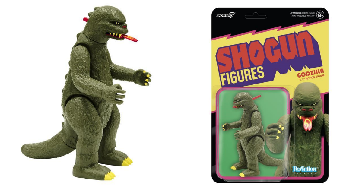 Super7 ReAction Figures 系列「哥吉拉- Shogun」3.75 吋吊卡玩具 經典復刻！