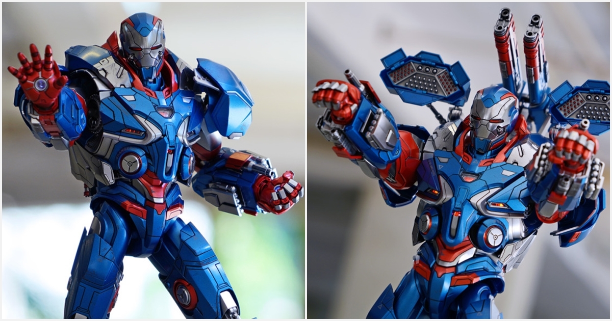 [D.M.S. 玩具報告] War Machine MK-V??? Hot Toys (MMS547D34) 1/6 Iron Patriot 鋼鐵愛國者 MK-II