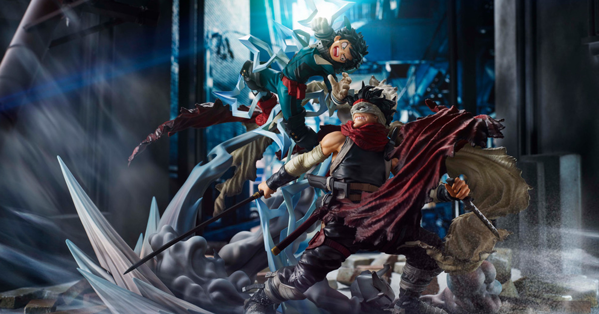 S-FIRE《我的英雄學院》Super Situation Figure 綠谷出久vs.污點 再現激戰場景！