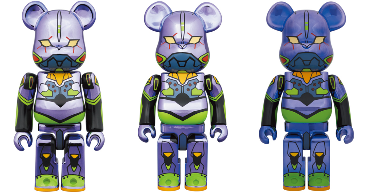 BE@RBRICK 20週年紀念「EVANGELION初號機CHROME Ver.」限量登場| 玩具