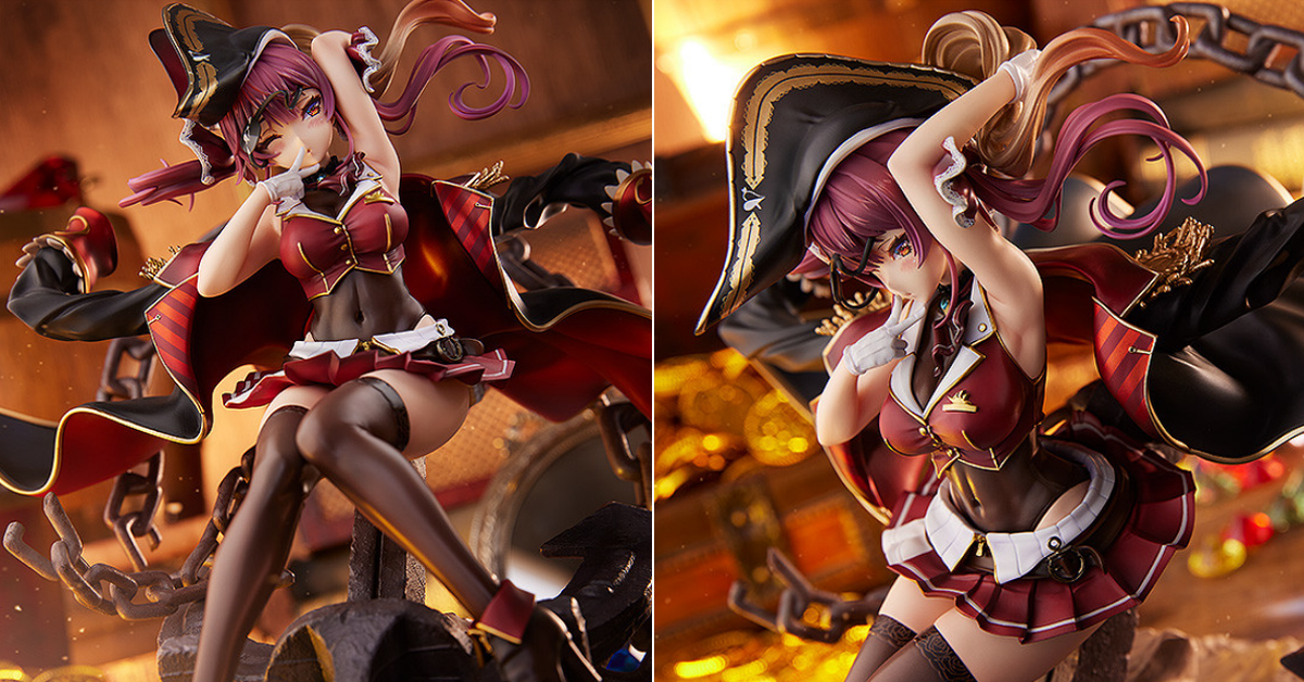 Ahoy！Max Factory「hololive寶鐘瑪琳」1/7比例模型 可以合法觸摸的船長❤