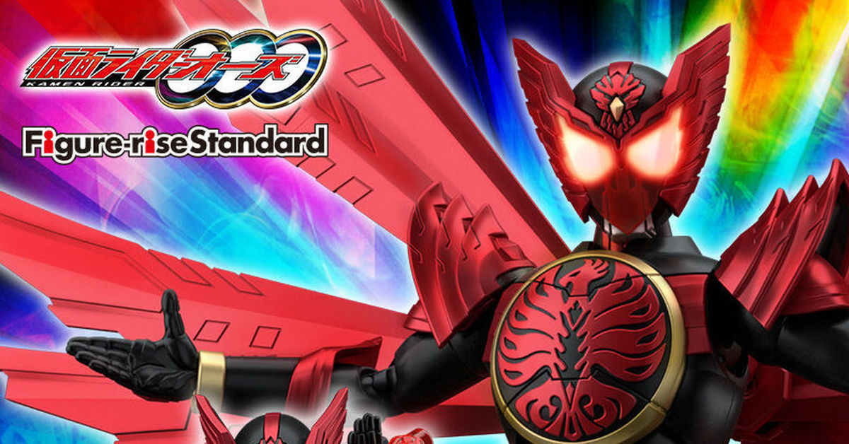 再現華麗羽翼與銳爪『Figure-rise Standard 假面騎士OOO 鷹孔鷲聯組』明年 04 月發售！