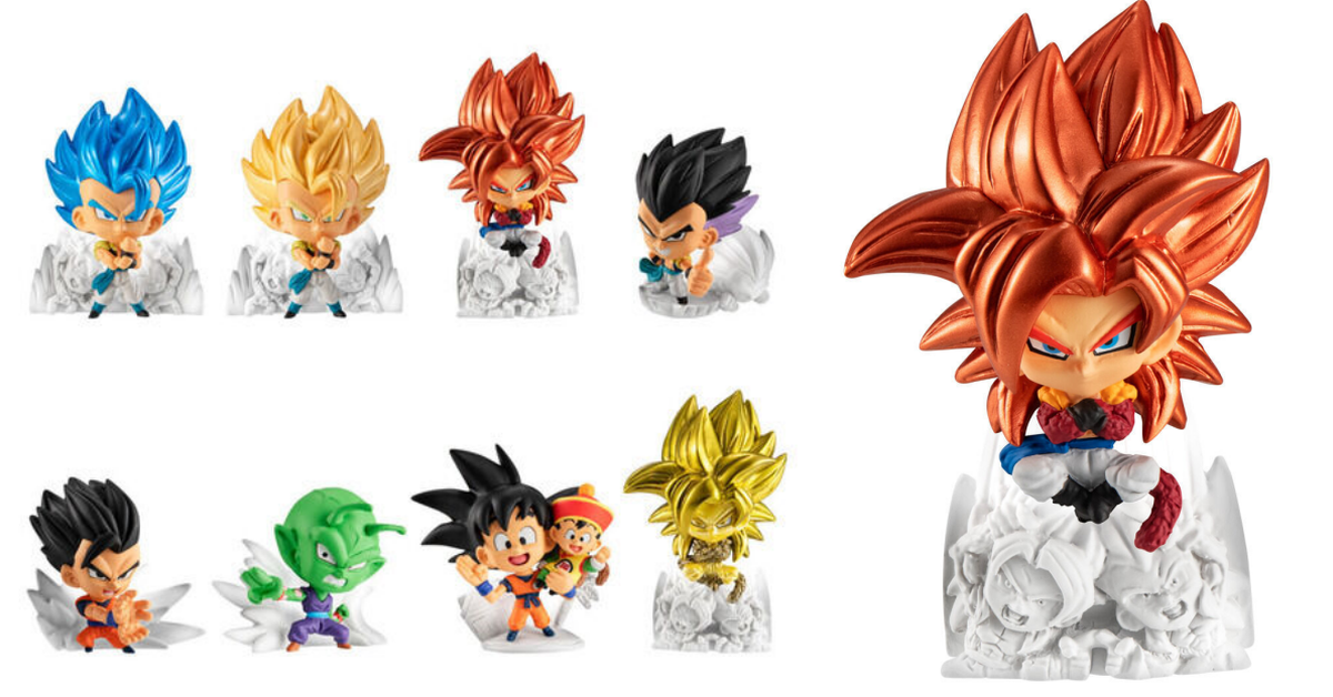 BANDAI CANDY《七龍珠》第六彈「七龍珠超戰士6」盒玩 融合術合體背景超可愛～