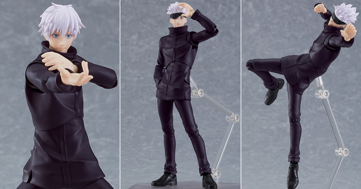 figma《咒術迴戰》五條悟 戴墨鏡、眼罩、素顏美瞳造型的老師一次擁有！